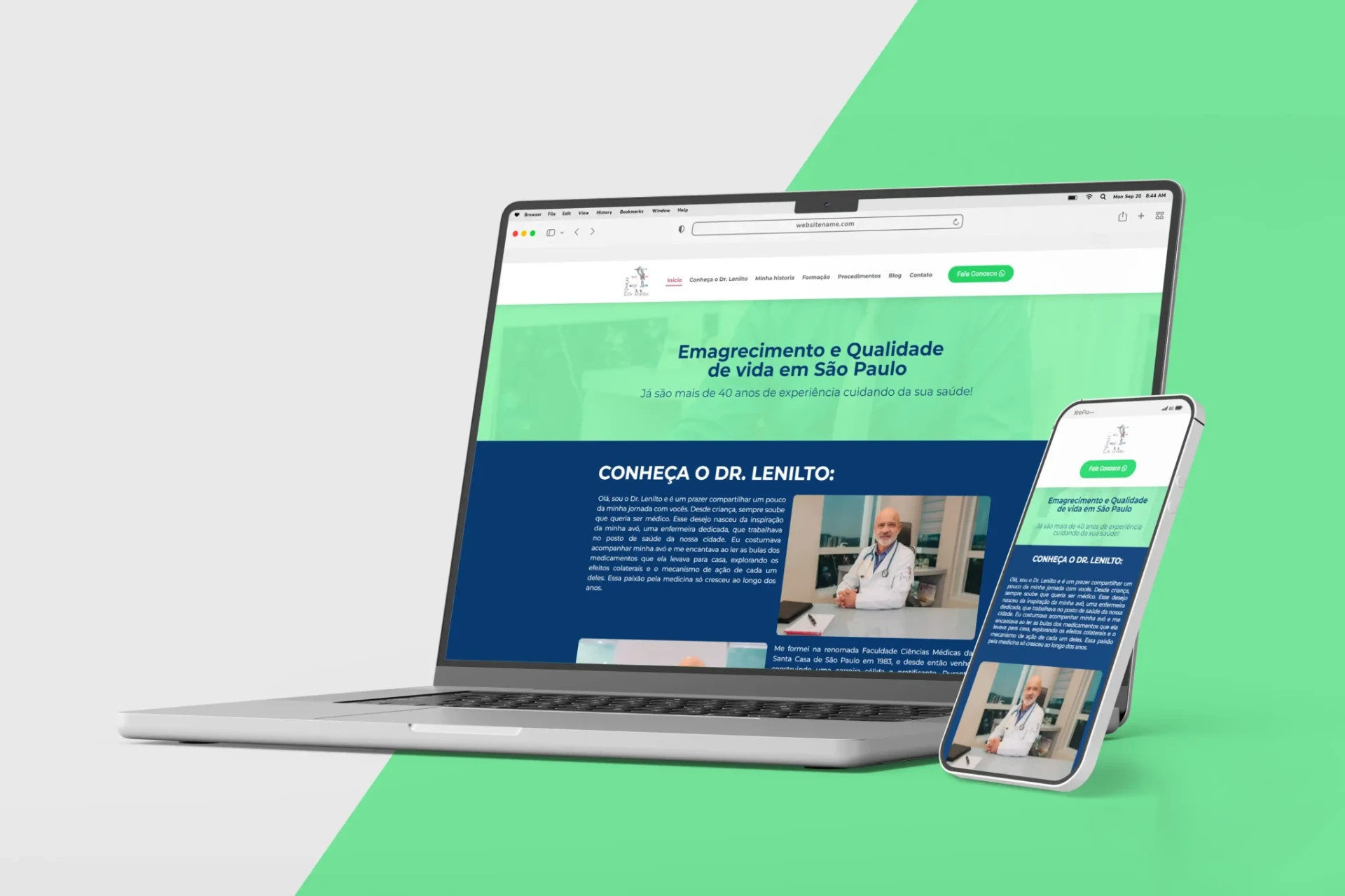 Site para médico emagrecimento em São Paulo