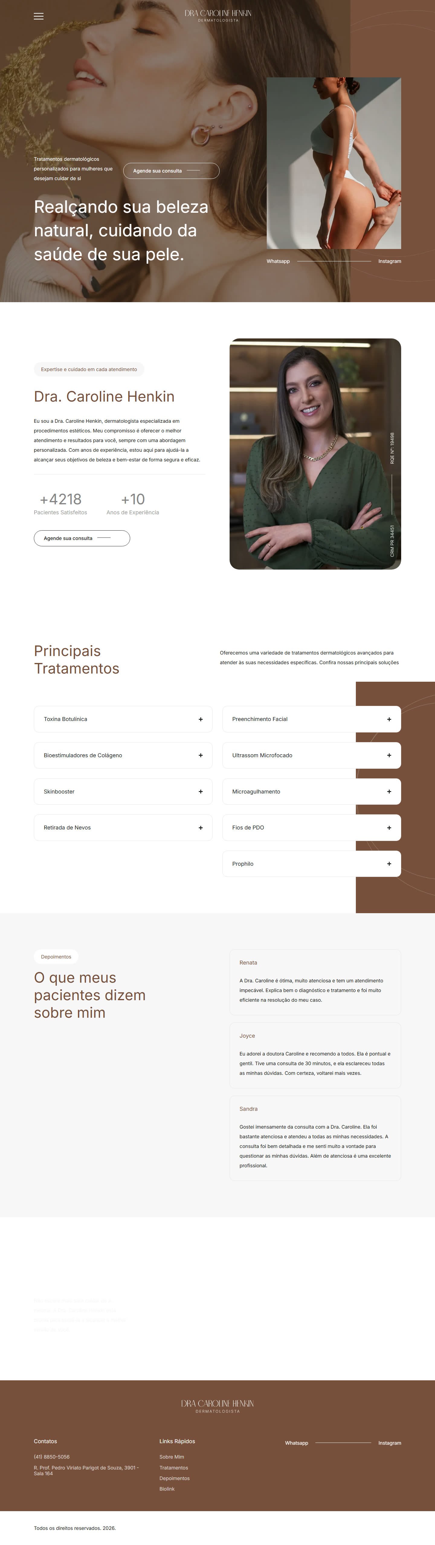 Site — Dra. Caroline Henkin