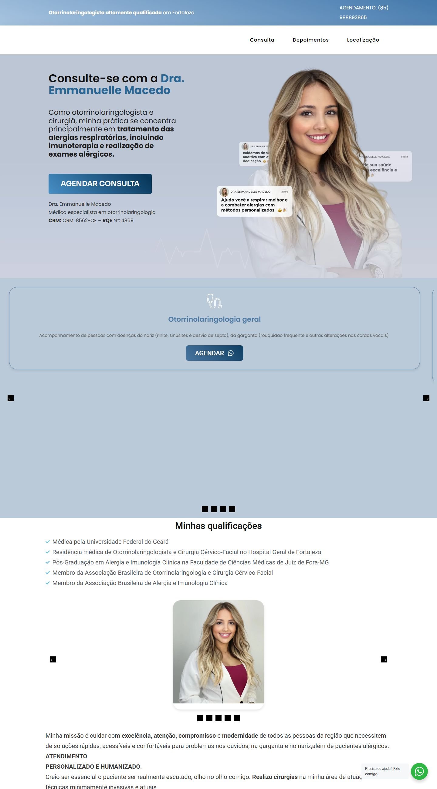 Site — Dra. Emmanuelle Macedo