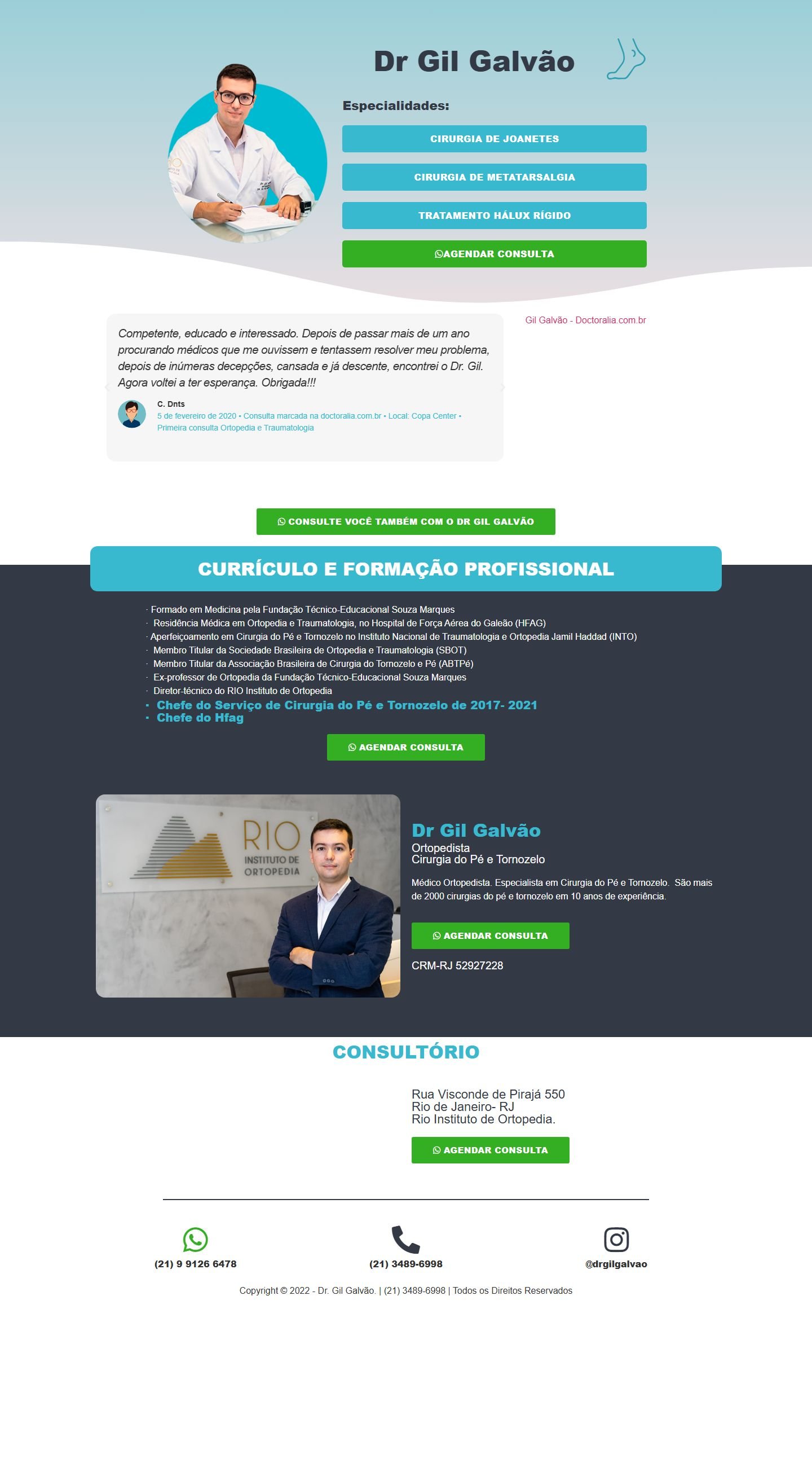 Site — Dr. Gil Galvão
